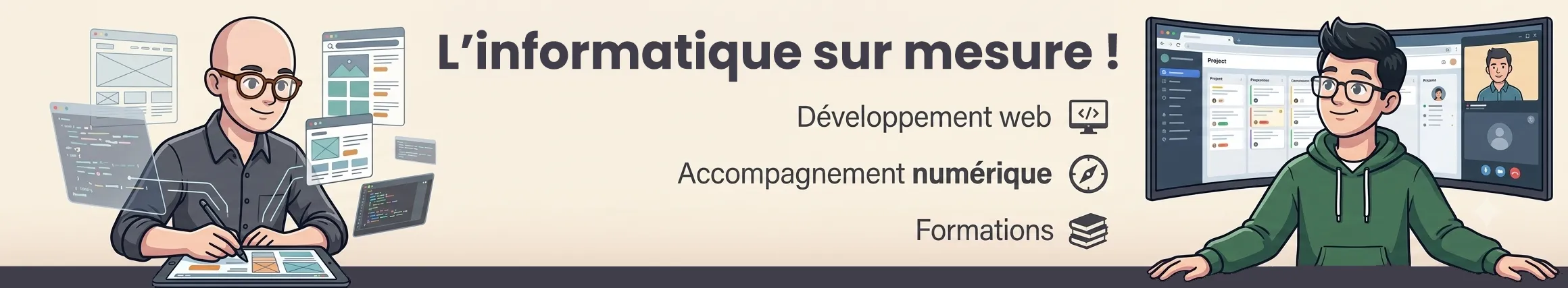 Prestations de développement web et maintenance informatique dans l'Indre et sur le territoire national - SF Solutions